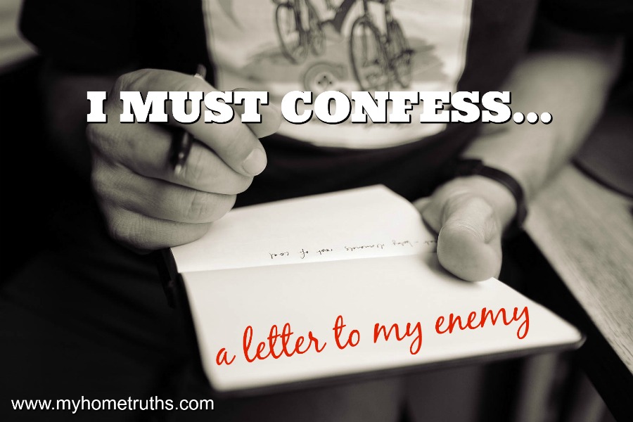 A letter to my enemy
